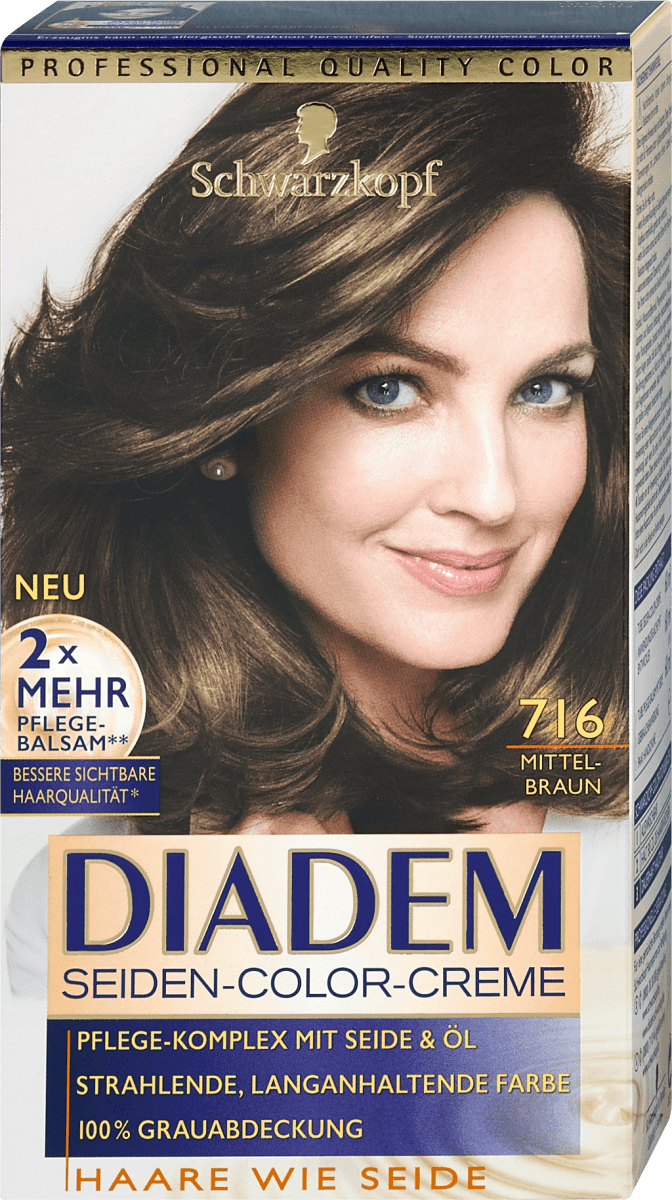 seiden color creme dauerhafte haarfarbe nr 716 mittelbraun 1 st