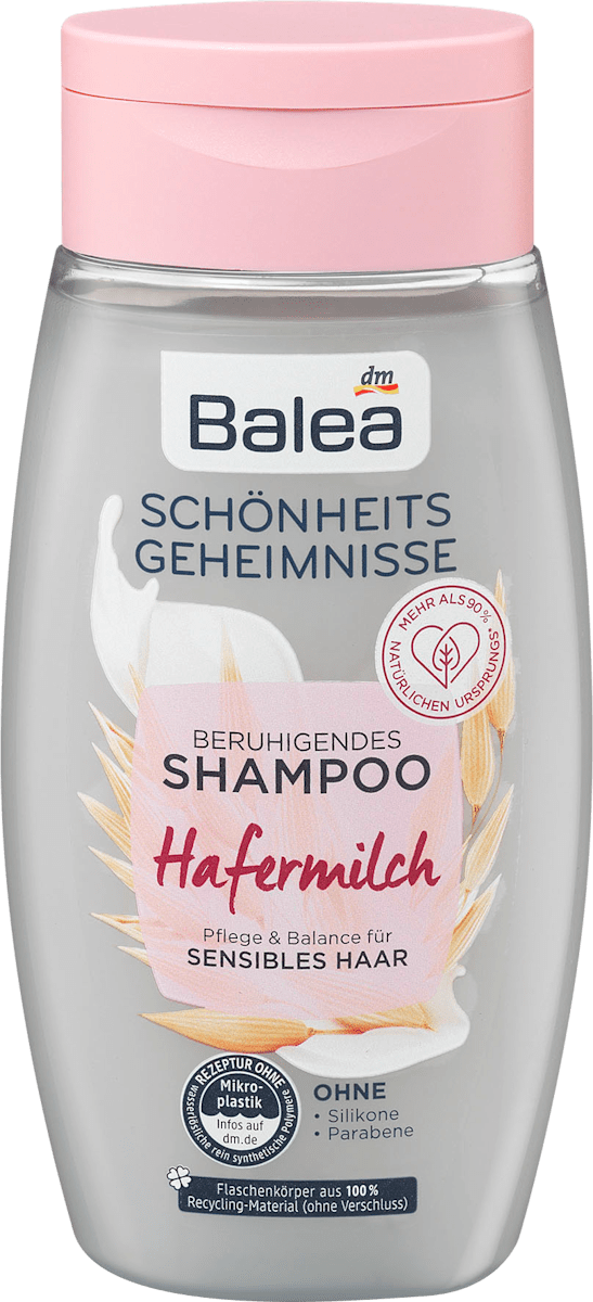 Balea Schonheitsgeheimnisse Schonheitsgeheimnisse Shampoo Hafermilch 250 Ml Dauerhaft Gunstig Online Kaufen Dm De