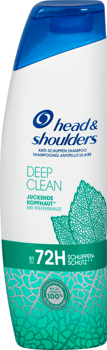 Head Shoulders Anti Schuppen Shampoo Juckende Kopfhaut Deep Clean Mit Pfefferminze 250 Ml Dm At