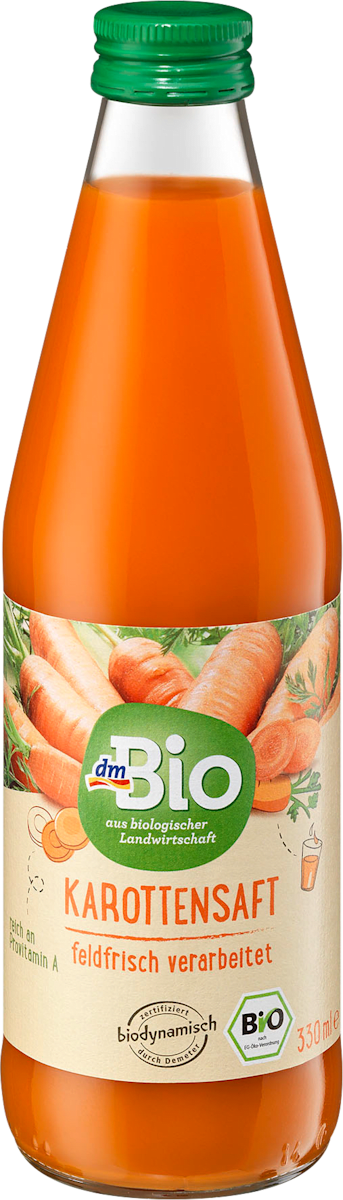 gemusesaft karotte feldfrisch demeter 330 ml