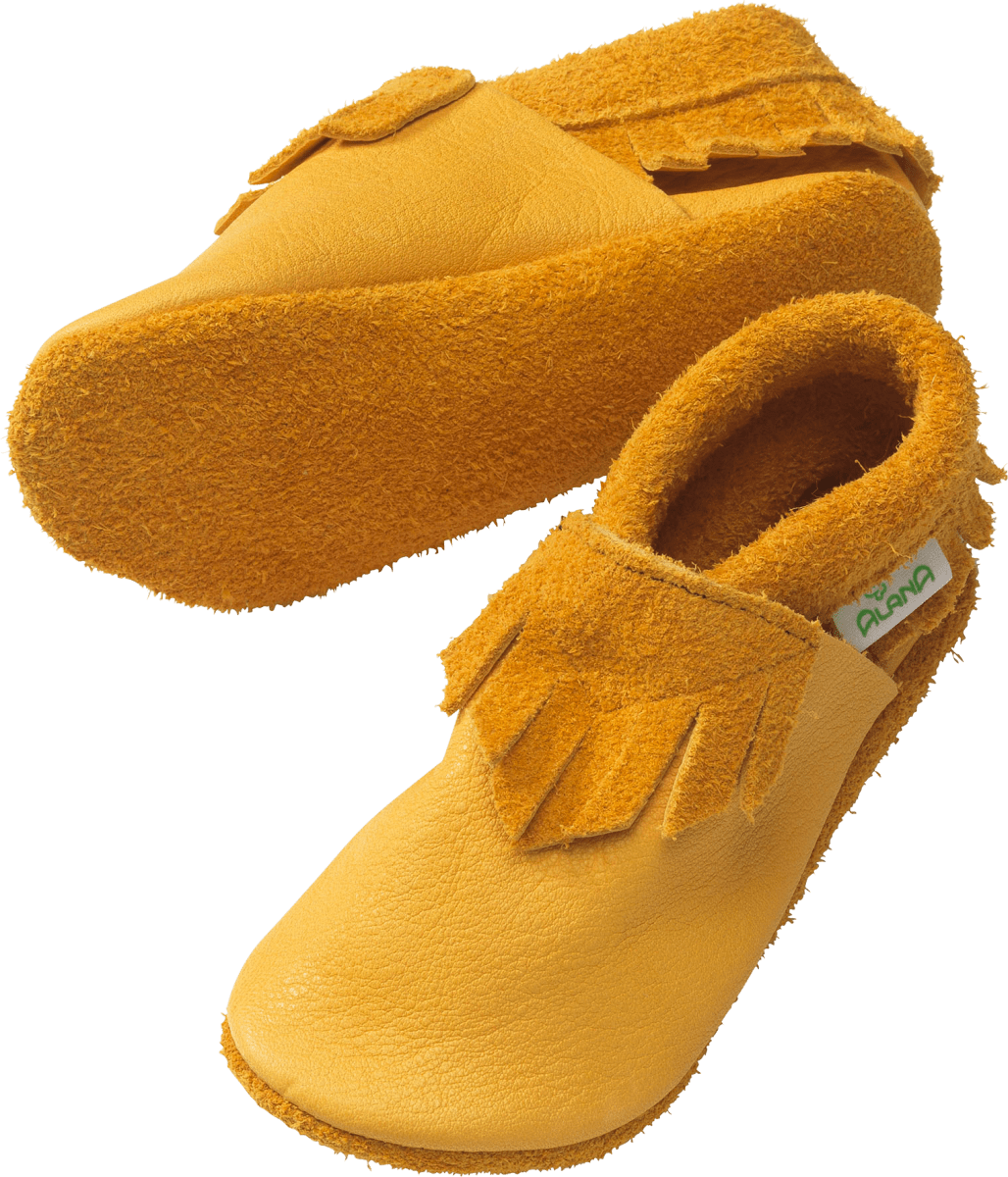 alana kinder lederschuhe mit fransen gr 22 23 gelb 1 st dauerhaft gunstig online kaufen dm de
