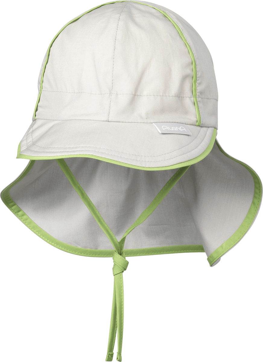 ALANA Kinder Schirmmütze, Gr. 50/51, in Bio-Baumwolle, grau, 1 St ...