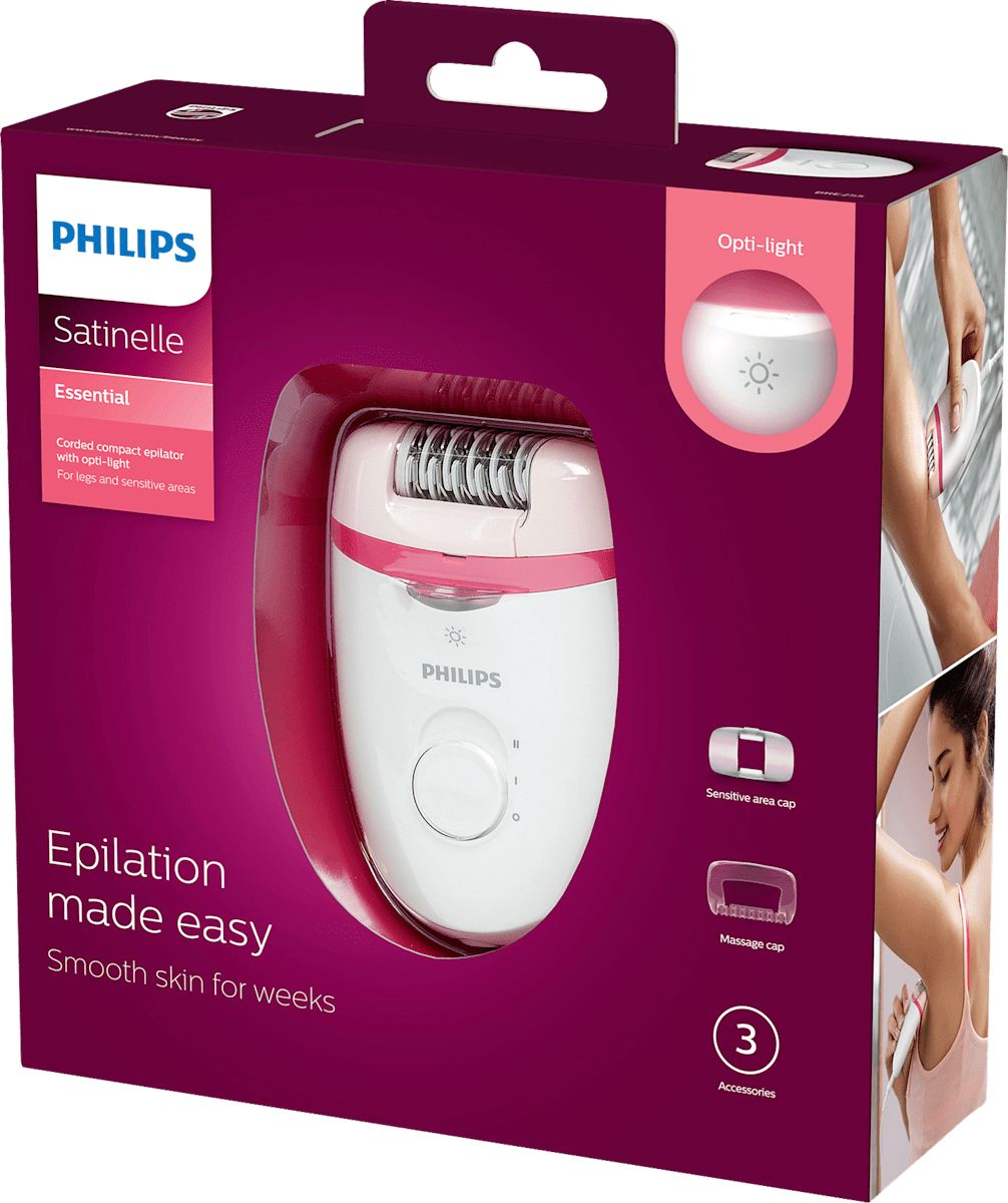 philips satinelle essential epilierer bre255 00 1 st dauerhaft gunstig online kaufen dm de