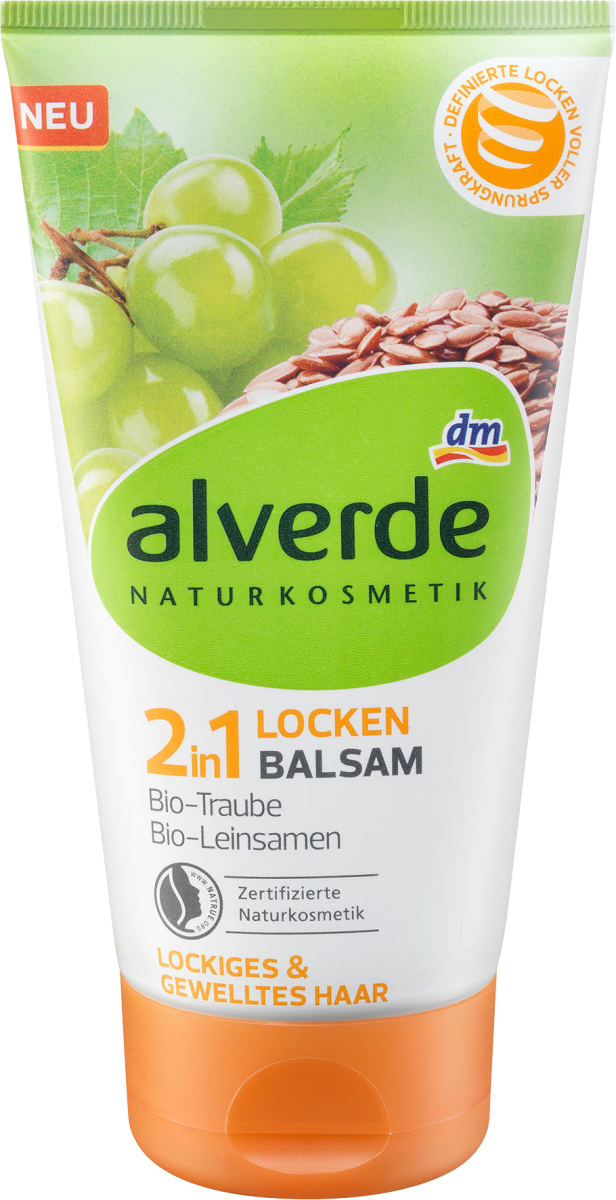 Alverde Naturkosmetik 2in1 Balsam Locken Bio Traube Bio Leinsamen 150 Ml Dauerhaft Gunstig Online Kaufen Dm De