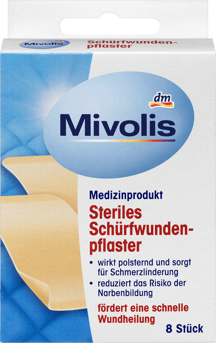 Mivolis Schurfwundenpflaster 8 St Dauerhaft Gunstig Online Kaufen Dm De
