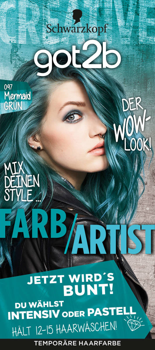 https www dm de schwarzkopf got2b toenung farb artist meerjungfrau gruen 097 1 st p4015100199437 html