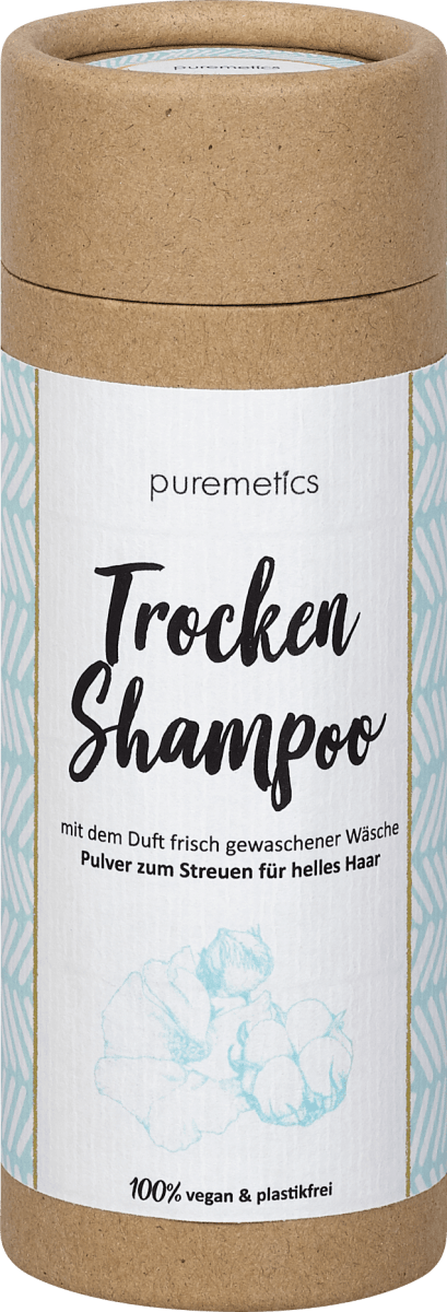 puremetics trockenshampoo frisch gewaschene wasche fur helles haar 100 g dm at
