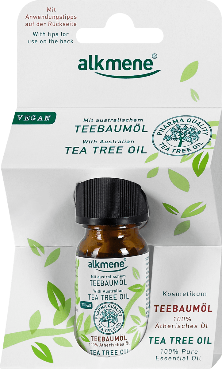 Teebaumöl 100% Rein – 10 Ml – Natürlich Antiseptisch, Für Haut & Aromatherapie