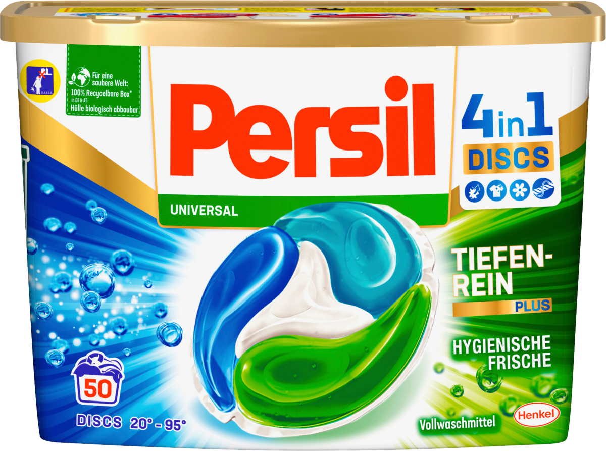 Persil Vollwaschmittel Universal 4in1 Discs, 50 Wl dauerhaft günstig