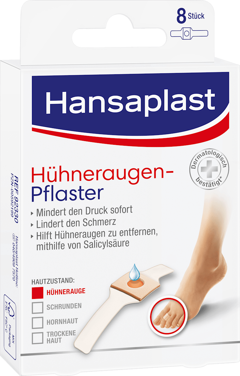 Hansaplast Fuss Pflaster Huhneraugen 8 St Dauerhaft Gunstig Online Kaufen Dm De