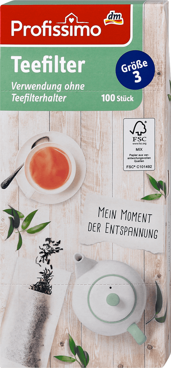 Profissimo Teefilter Größe 3, 100 St dm.at