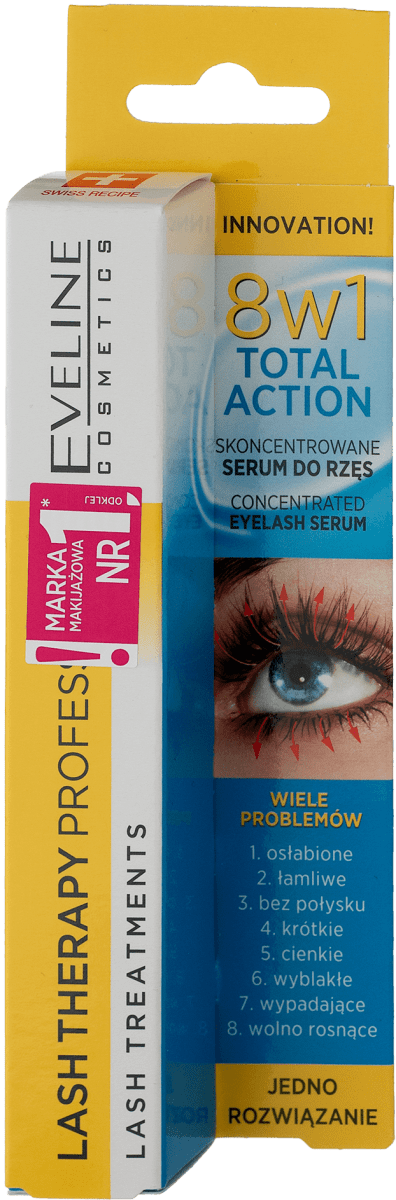 Eveline Cosmetics Total Action 8u1 Serum Za Trepavice 10 Ml Dmhr