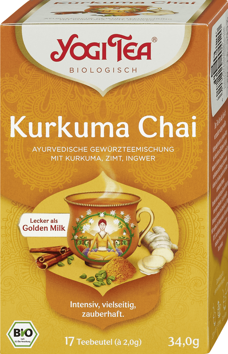 YOGI TEA Kurkuma Chai Tee, 17 Btl | dm.at