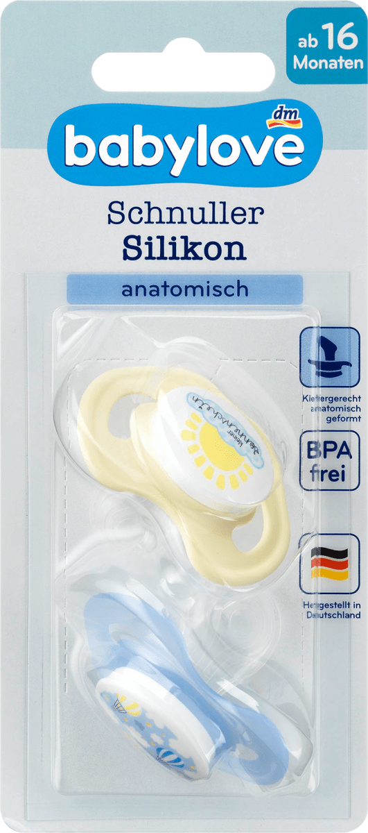 Babylove Schnuller Silikon Ab 16 Monaten 2 St Dauerhaft Gunstig Online Kaufen Dm De