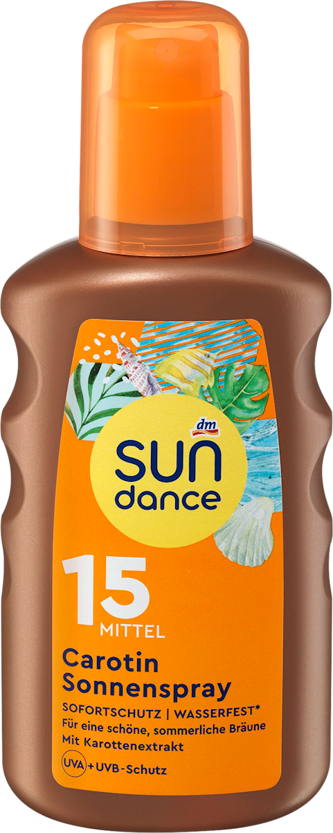 Sundance Sonnenspray Carotin Lsf 15 200 Ml Dauerhaft Gunstig Online Kaufen Dm De