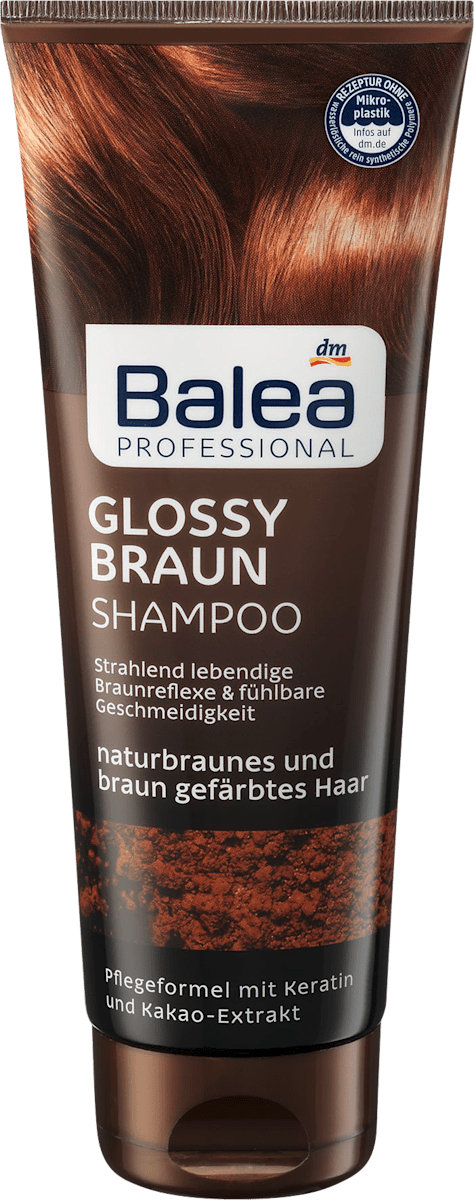 balea professional shampoo glossy braun 250 ml dauerhaft gunstig online kaufen dm de