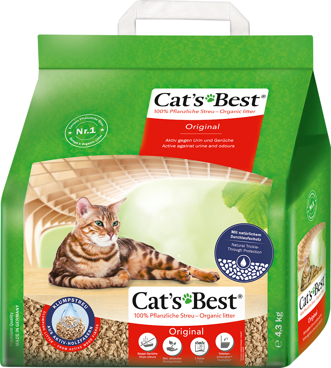 Cat S Best Katzenstreu Original 4 3kg 10 L Dauerhaft Gunstig Online Kaufen Dm De