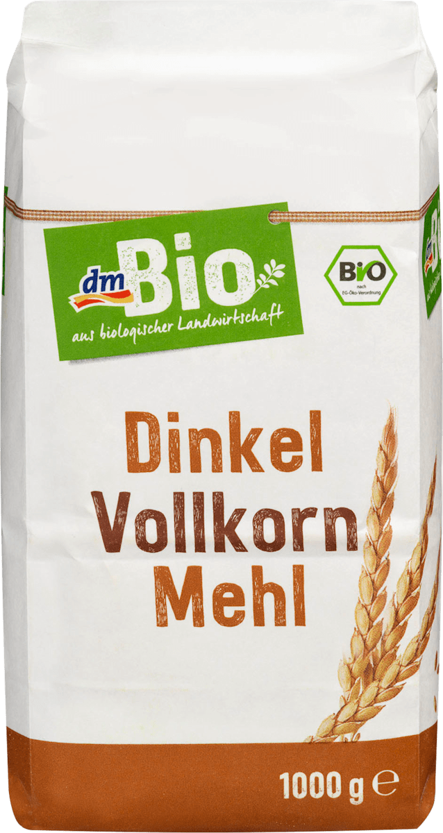 dmBio Mehl, Dinkel, Vollkorn, 1000 g dauerhaft günstig online kaufen