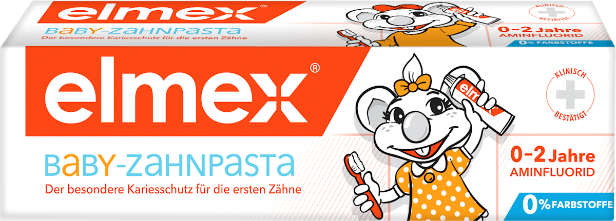 Elmex Zahnpasta Baby 1 Zahn 2 Jahre 50 Ml Dauerhaft Gunstig Online Kaufen Dm De