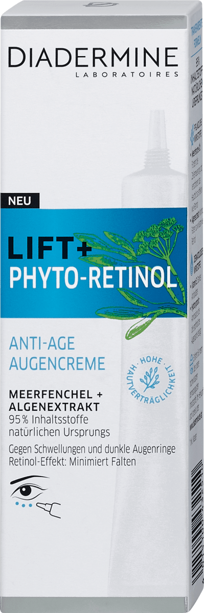 Diadermine Lift   Phyto-Retinol Anti-Age Augencreme, 15 ml | dm.at