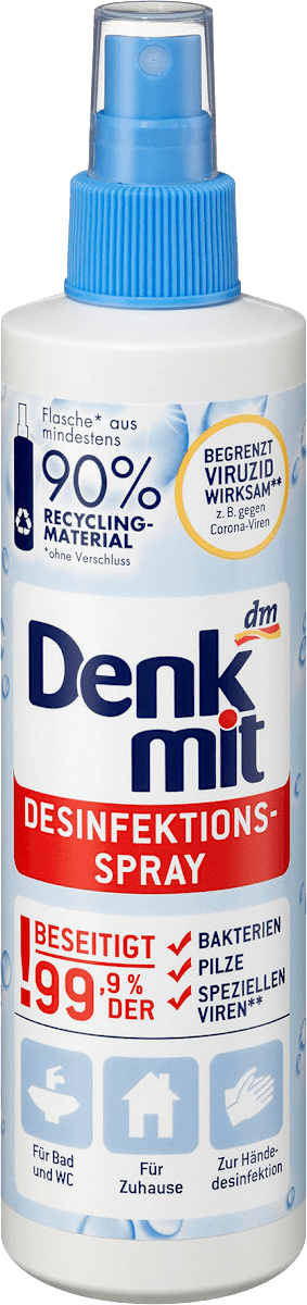 denkmit desinfektionsspray 250 ml dauerhaft gunstig online kaufen dm de