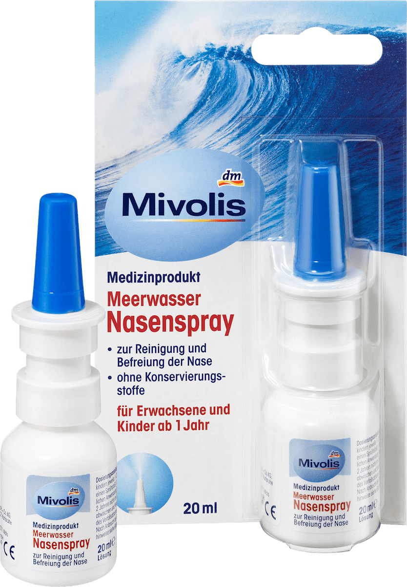 Mivolis Meerwasser Nasenspray 20 Ml Dauerhaft Gunstig Online Kaufen Dm De