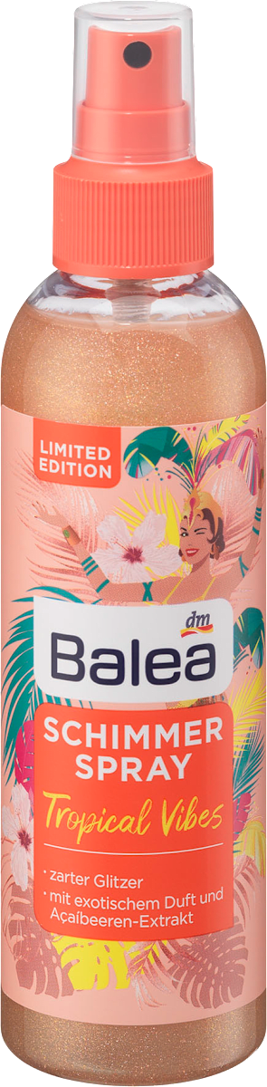 balea bodyspray schimmernd tropical vibes 200 ml dauerhaft gunstig online kaufen dm de