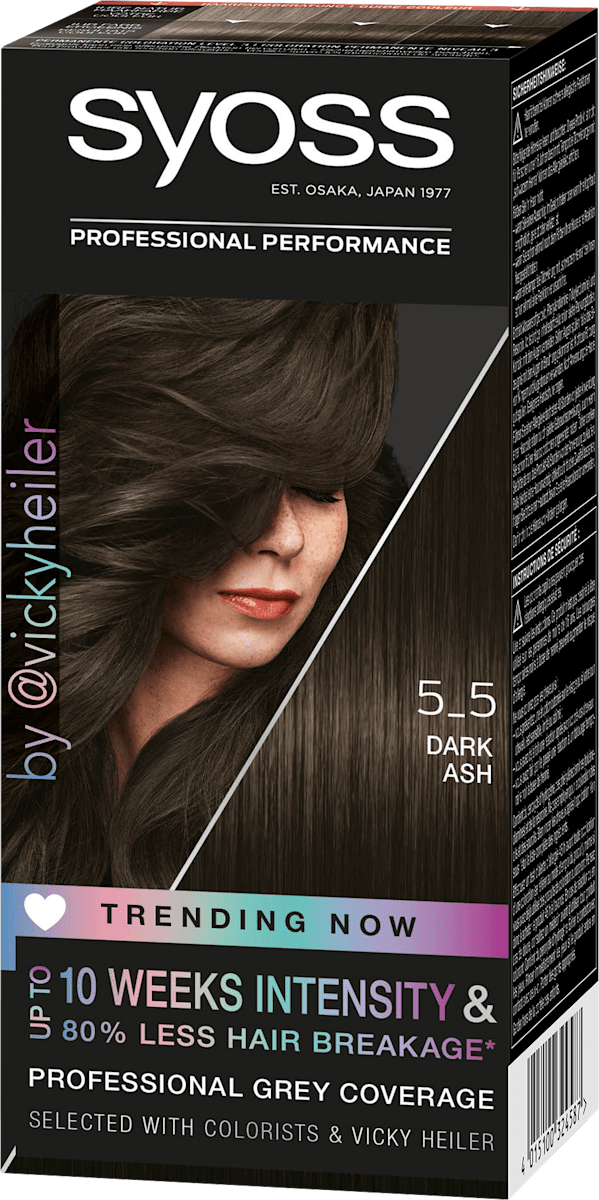 syoss color classic permanente coloration nr 5 5 dunkles aschbraun 1 st dm at