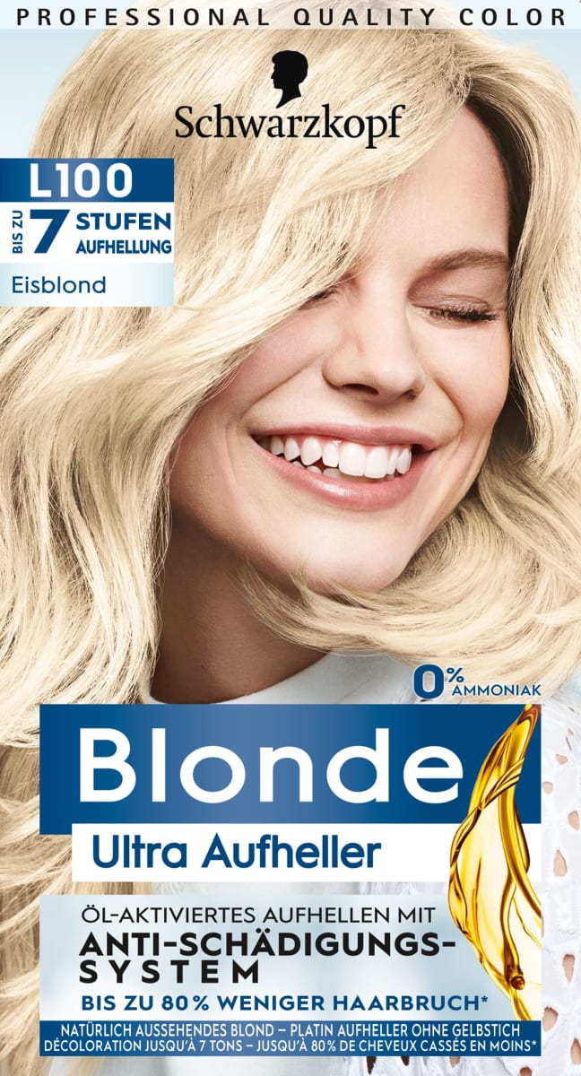 Bekommen auge blondierung ins Blondierung ins