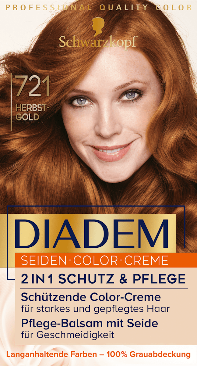 schwarzkopf diadem haarfarbe herbst gold 721 1 st dauerhaft gunstig online kaufen dm de