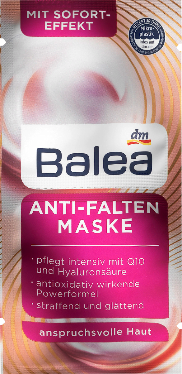 Balea Maske Anti Falten 16 Ml Dauerhaft Gunstig Online Kaufen Dm De