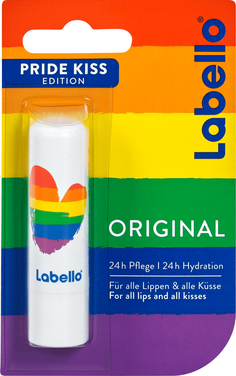Labello Lippenpflegestift Original Pride Kiss Edition