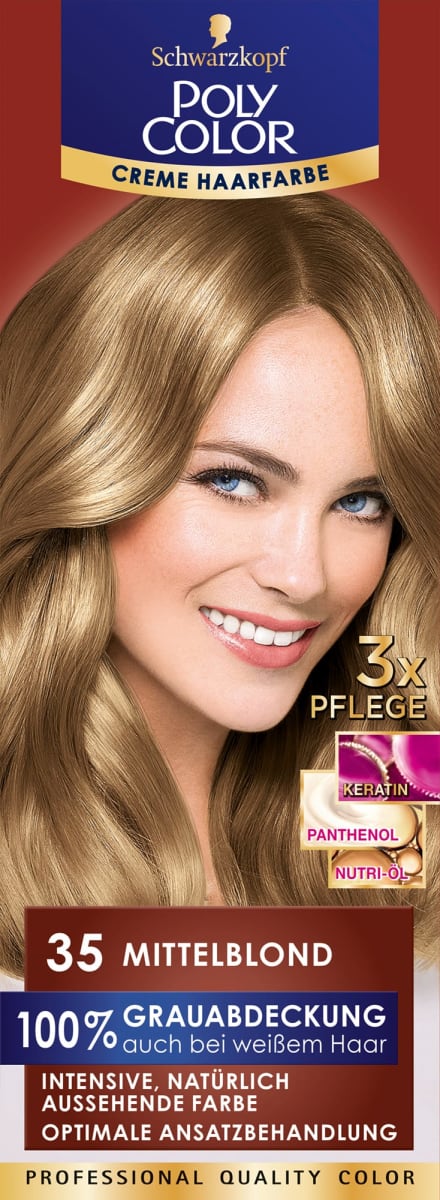 Poly Cremehaarfarbe Haarfarbe Mittelblond 35 1 St Dauerhaft Gunstig Online Kaufen Dm De