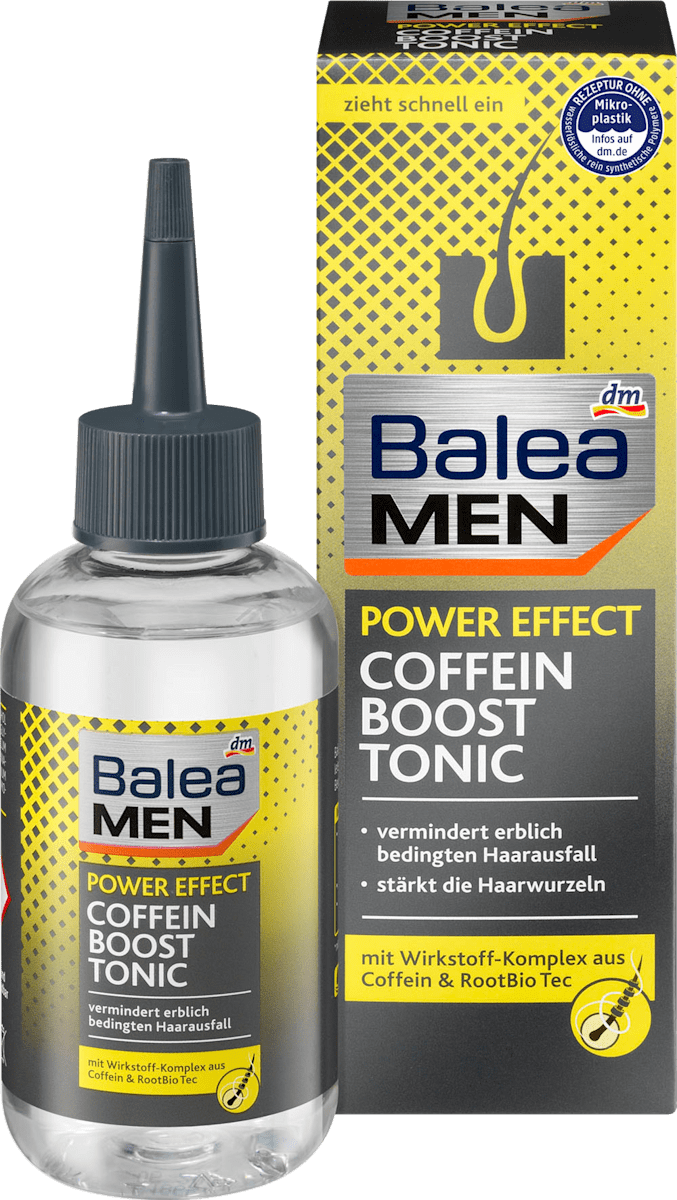 balea men haarwasser power effect coffein boost tonic 150 ml dauerhaft gunstig online kaufen dm de