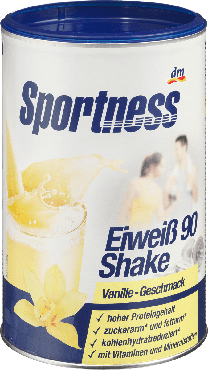 Sportness Eiweiss Shake Pulver 90 Vanille Geschmack 350 G Dauerhaft Gunstig Online Kaufen Dm De