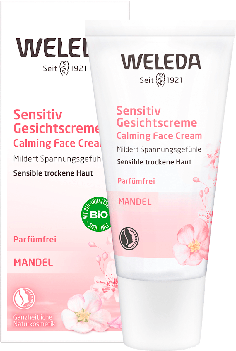 Weleda Tagescreme Mandel Sensitiv Gesichtscreme 30 Ml Dauerhaft Gunstig Online Kaufen Dm De