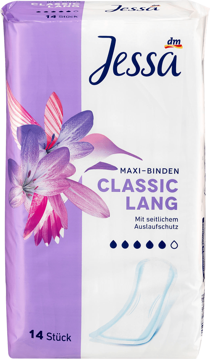 Jessa Maxi Binden Classic Lang 14 St Dauerhaft Gunstig Online Kaufen Dm De