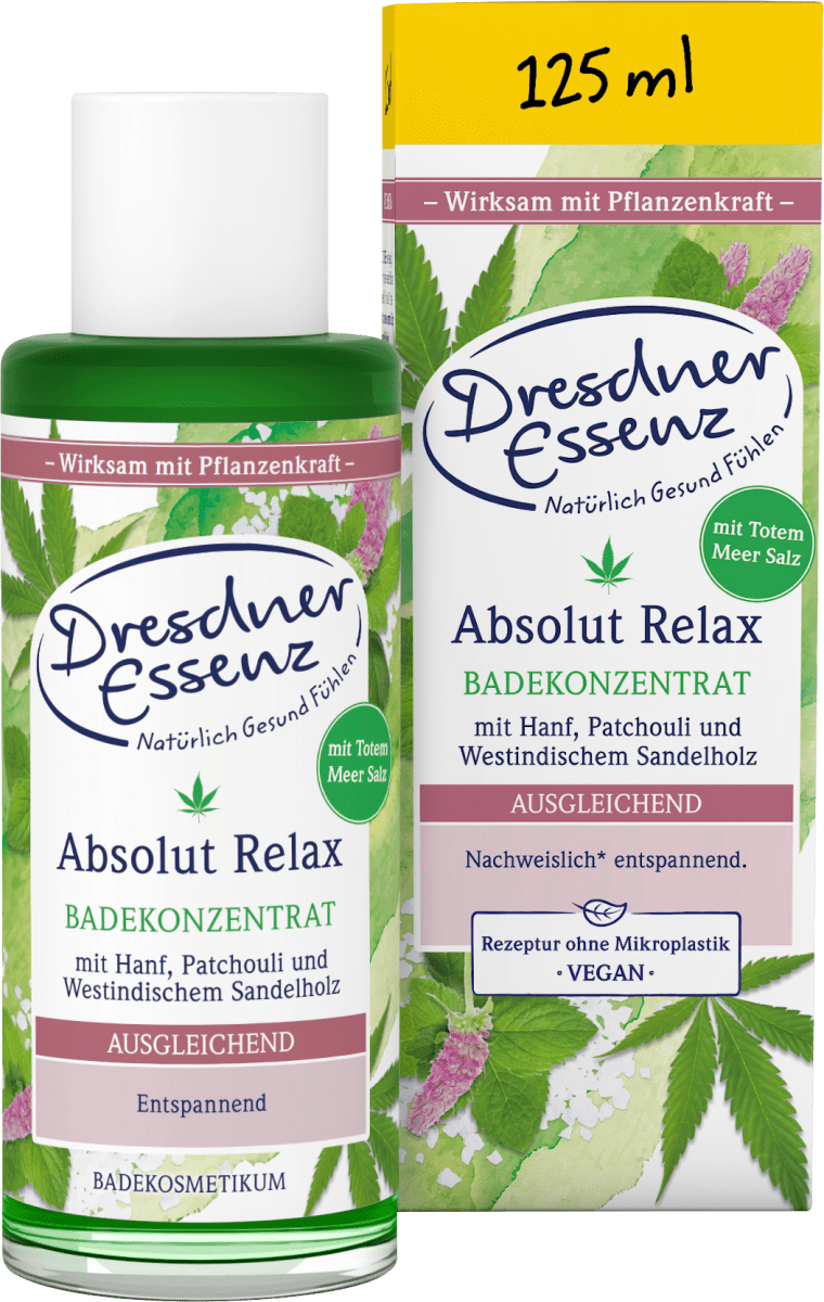 Dresdner Essenz Bad Absolute Relax, 100 ml dauerhaft günstig online kaufen dm.de