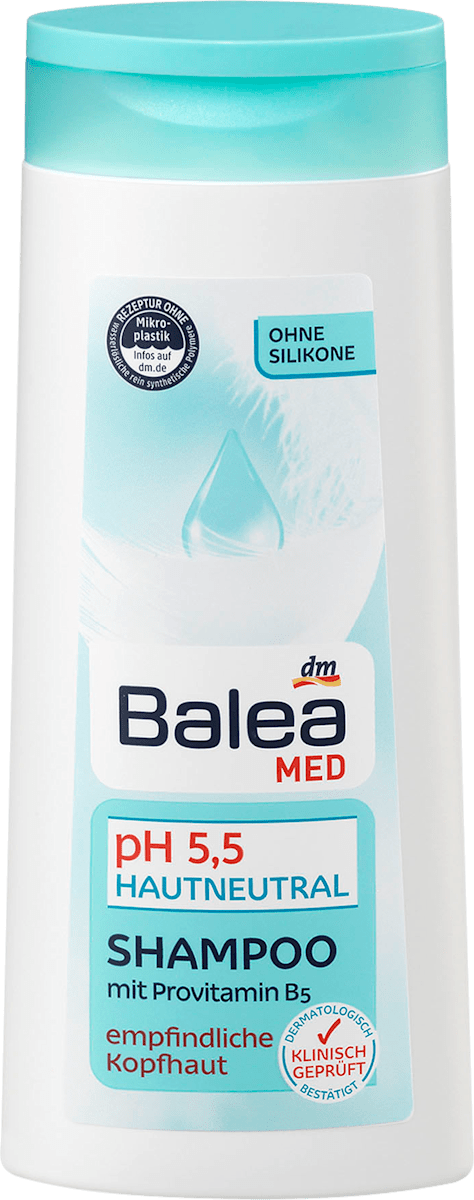 Balea Med Shampoo Ph 5 5 Hautneutral 300 Ml Dauerhaft Gunstig Online Kaufen Dm De