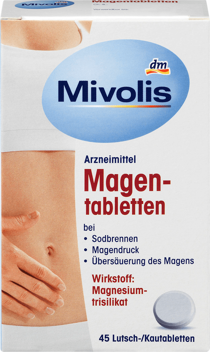 Mivolis Magentabletten 45 St Dauerhaft Gunstig Online Kaufen Dm De