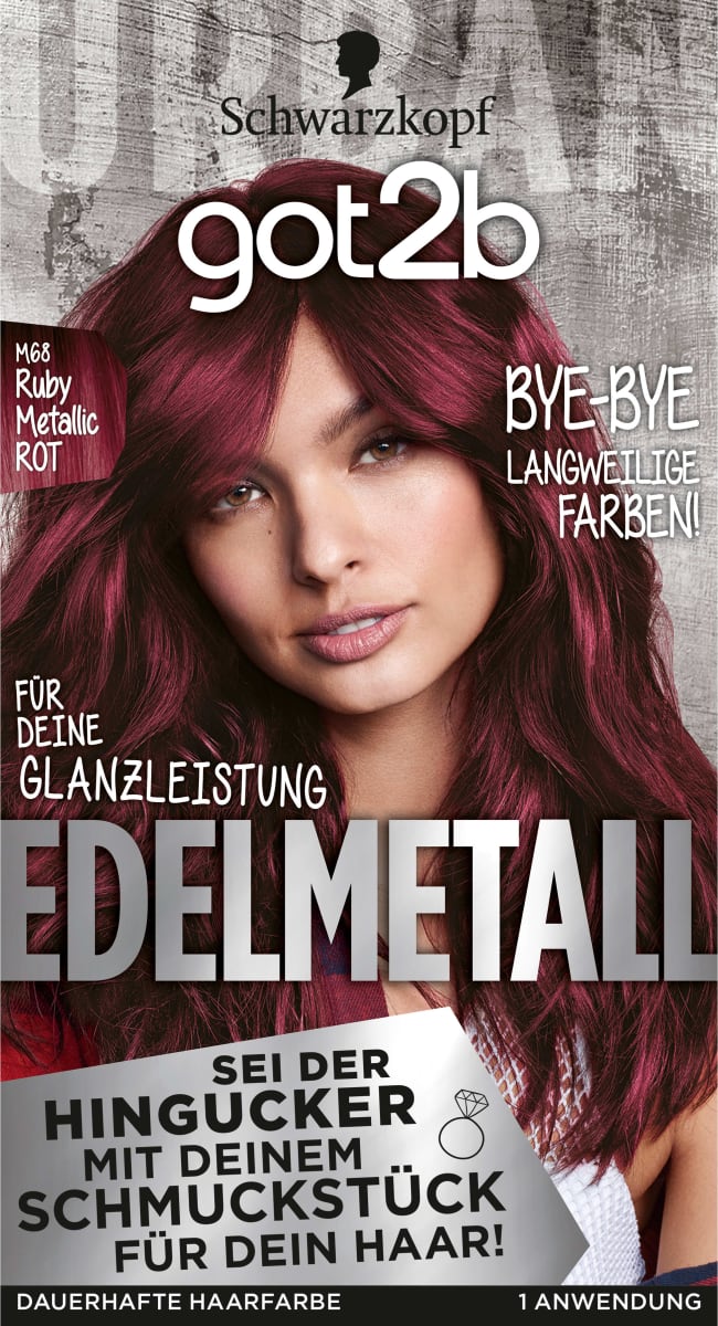 Schwarzkopf Got2b Haarfarbe Edelmetall Ruby Metallic Rot M68 1 St Dauerhaft Gunstig Online Kaufen Dm De