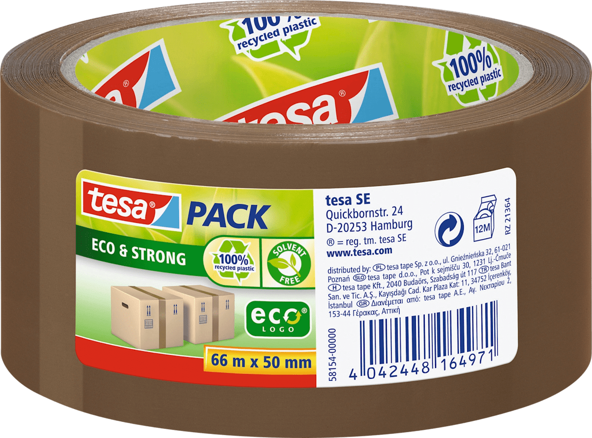 Tesa Pack-Klebeband Eco & Strong, Braun, 1 St Dauerhaft Günstig Online  Kaufen | Dm.de