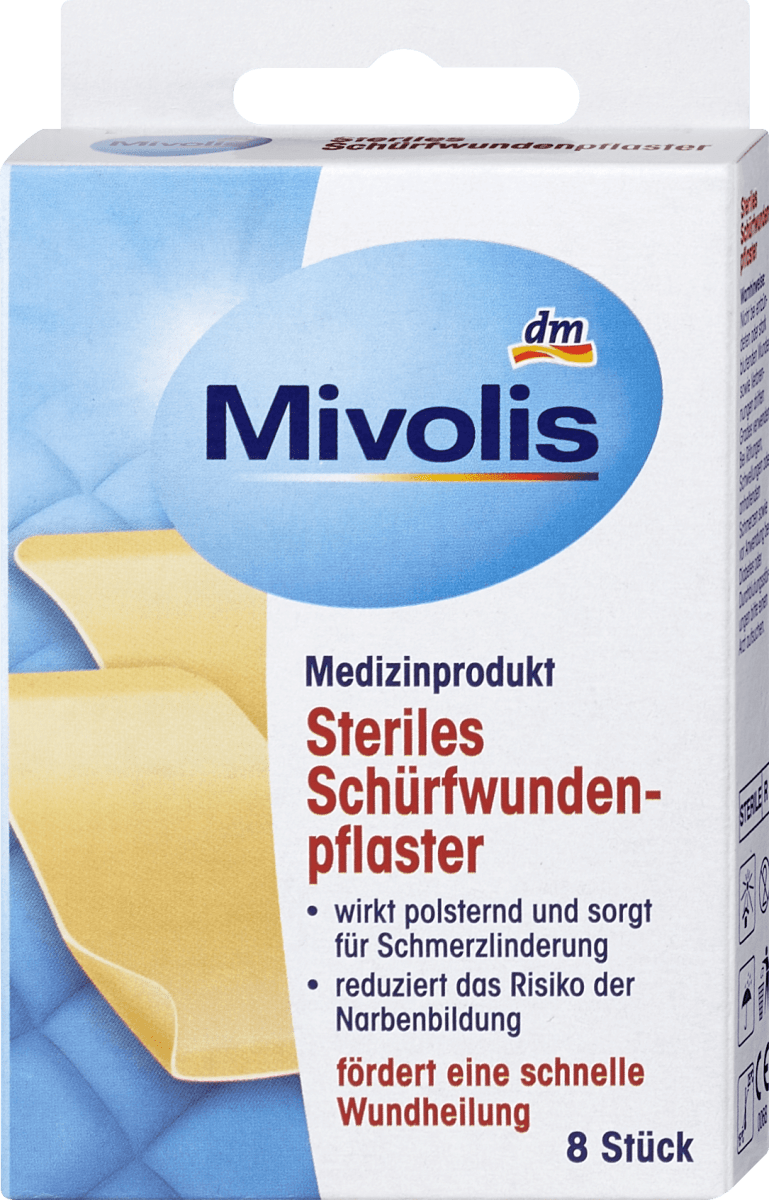 Mivolis Steriles Schürfwundenpflaster, 8 St | dm.at