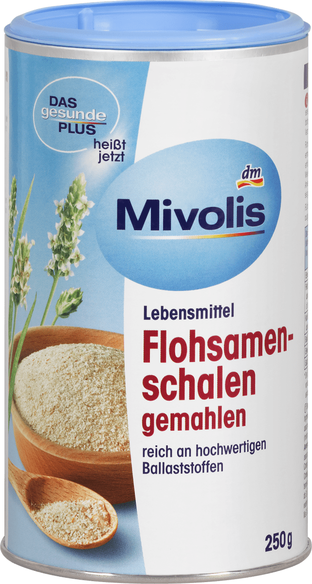 Mivolis Flohsamenschalen Gemahlen 250 G Dm At