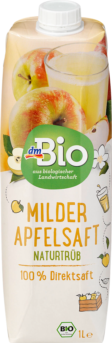 Dmbio Saft Milder Apfelsaft Naturtrub 1 L Dauerhaft Gunstig Online Kaufen Dm De