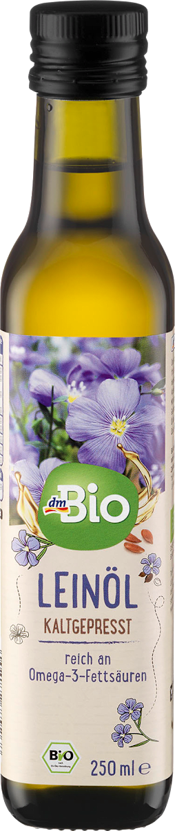 dmbio leinol nativ kaltgepresst 250 ml 250 ml dauerhaft gunstig online kaufen dm de