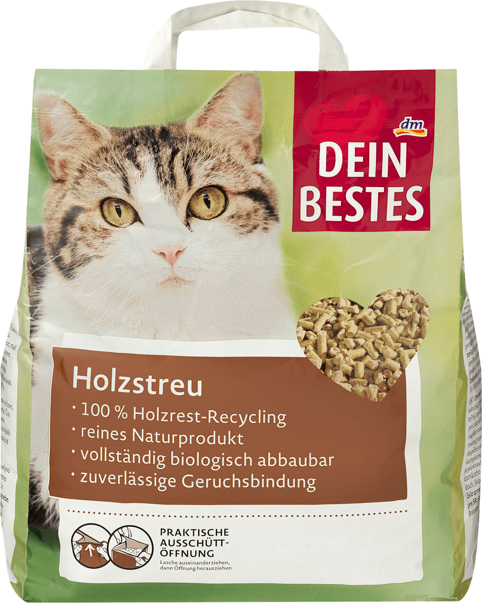 Dein Bestes Katze Holzstreu 10 L Dauerhaft Gunstig Online Kaufen Dm De