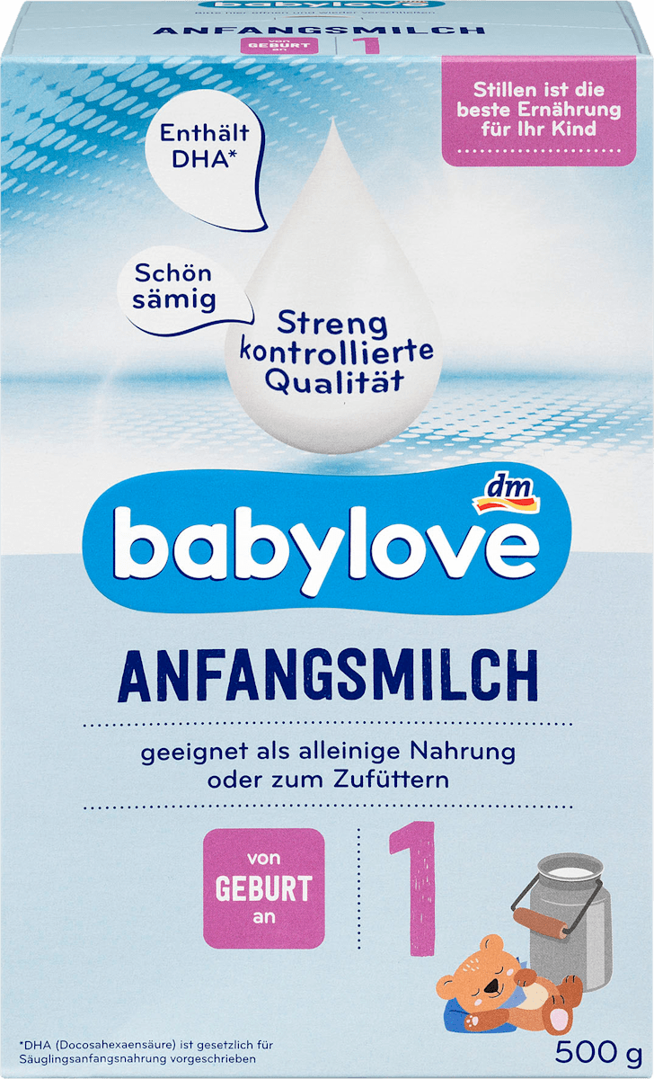 Babylove Anfangsmilch 1 Von Geburt An 500 G Dauerhaft Gunstig Online Kaufen Dm De