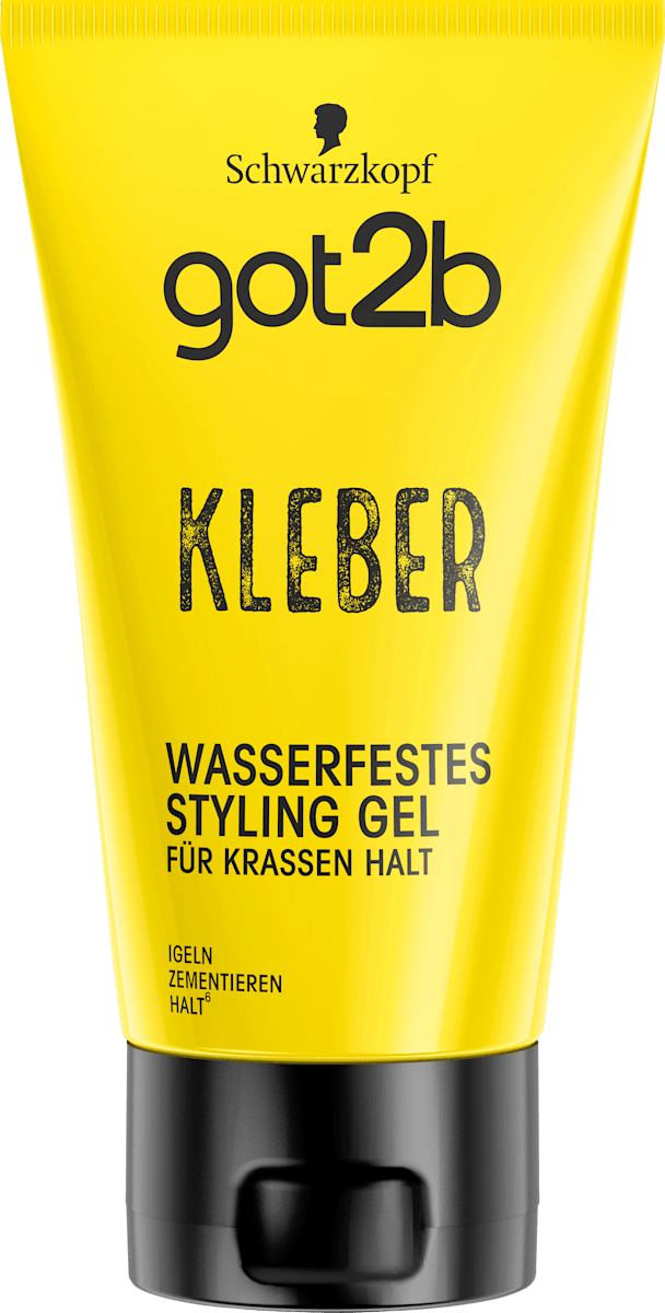 Schwarzkopf got2b Styling Gel kleber wasserfest, 150 ml dauerhaft