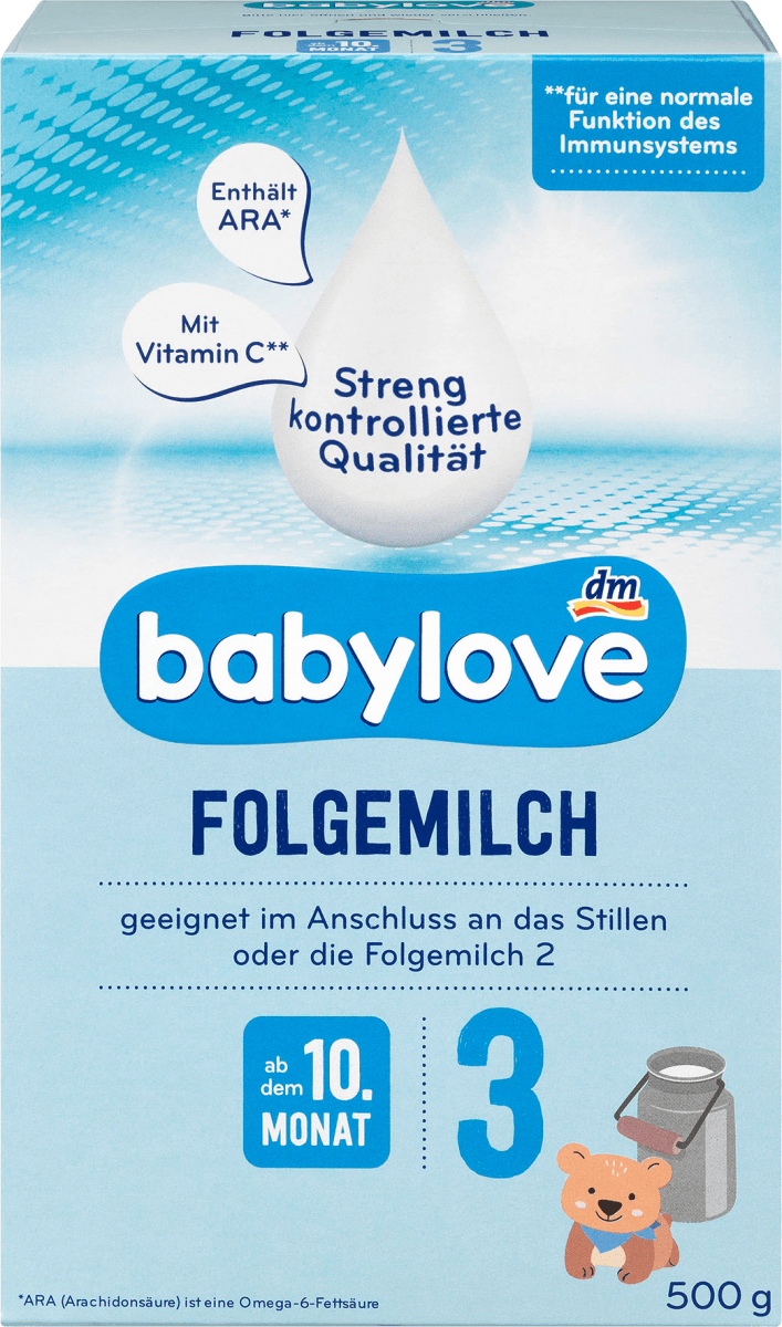 Babylove Folgemilch 3 Ab Dem 10 Monat 500 G Dauerhaft Gunstig Online Kaufen Dm De